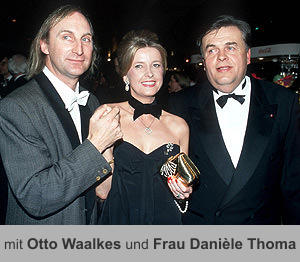 mit Otto Waalkes und Frau Danièle Thoma