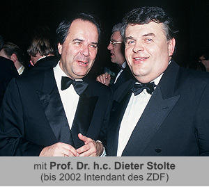 mit Prof. Dr. h.c. Dieter Stolte  (bis 2002 Intendant des ZDF)